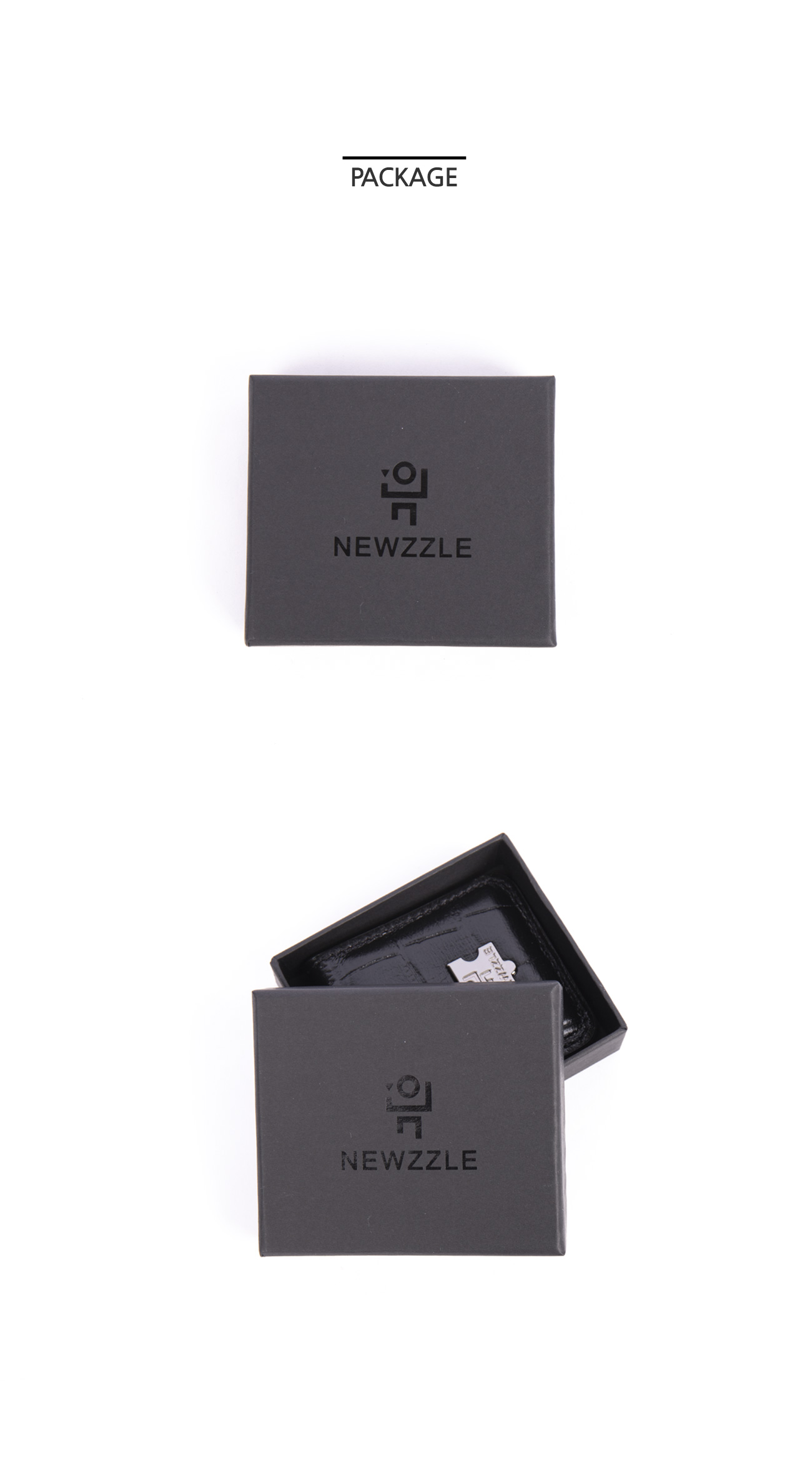 크로커 가죽 골프 머니클립 브라운 detail 8