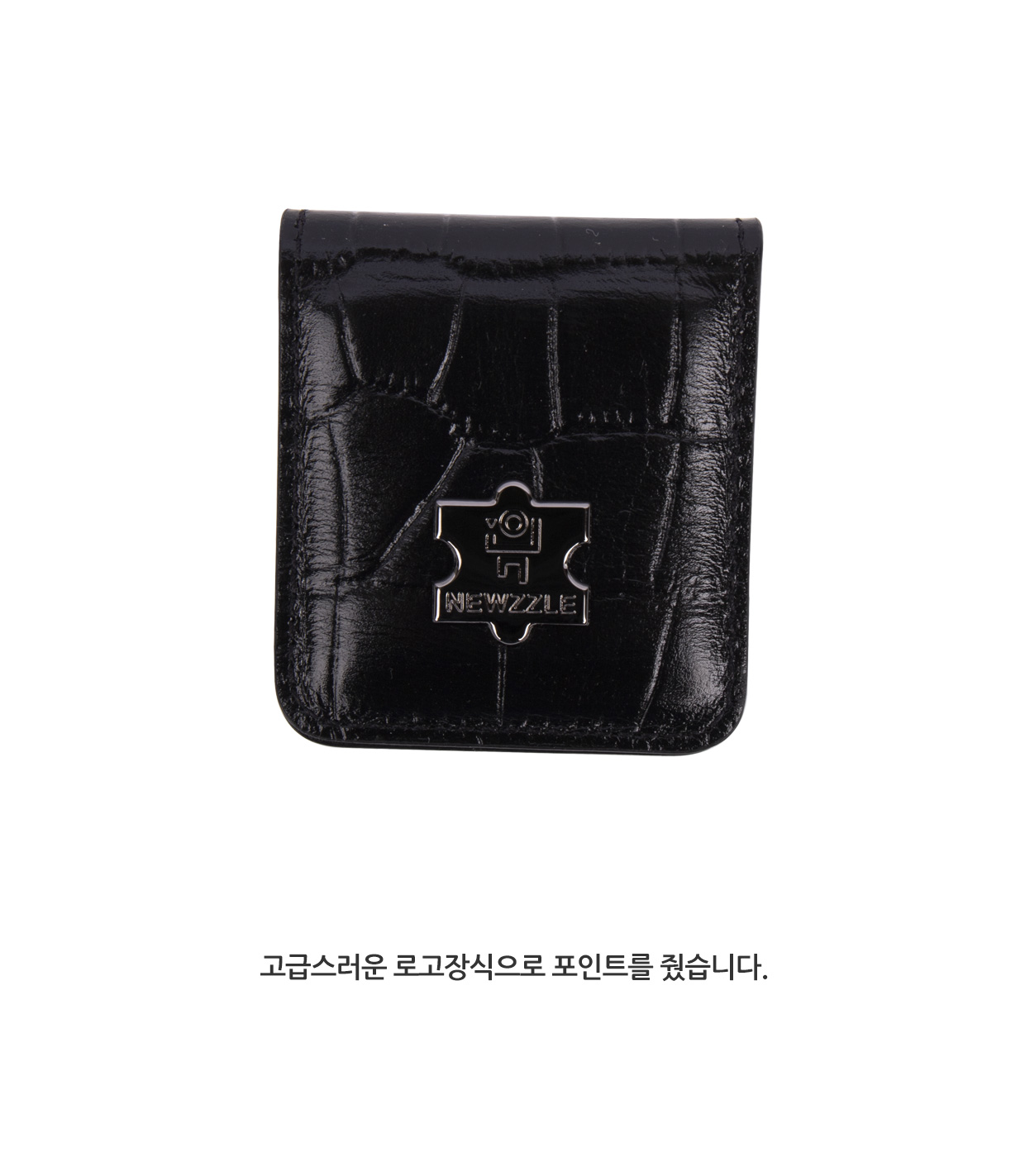 크로커 가죽 골프 머니클립 레드 detail 7