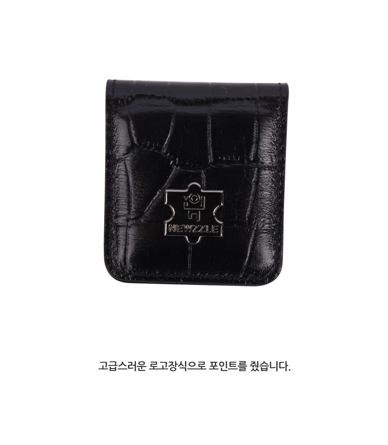 크로커 가죽 골프 머니클립 티타늄 그레이 detail 7