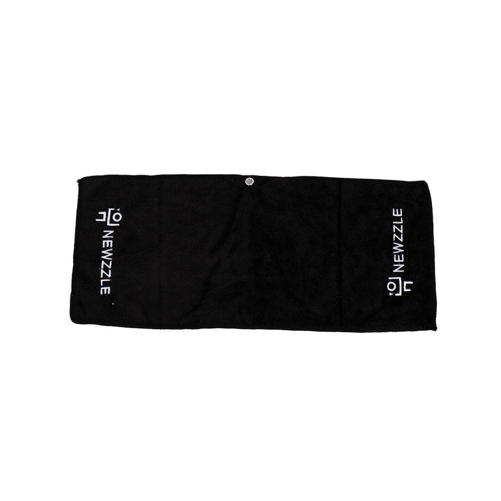 Wire Golf Towel Large 52x22cm Black