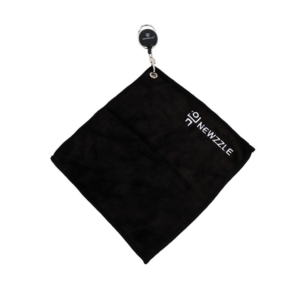 Wire Golf Towel Medium 22x22cm Black